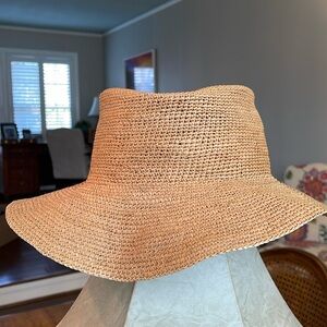 Bask & Groove Bucket Bohemian Natural Straw Hat